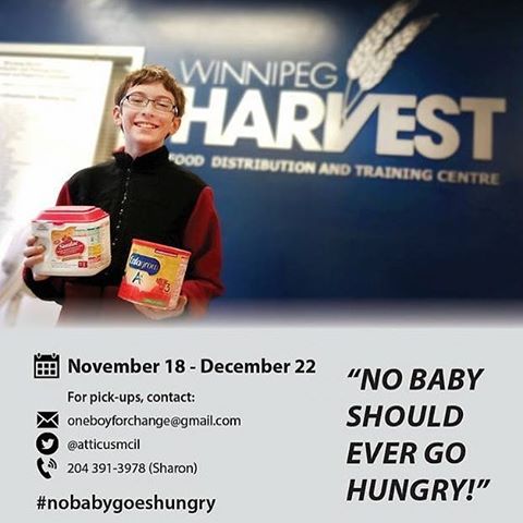 Winnipeg Harvest $5,000 for Baby Formula
