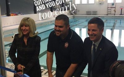 Kinsmen Sherbrook Pool Ribbon Cutting