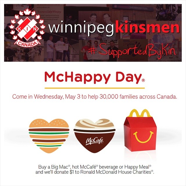 Support McHappy Day and RMHC!